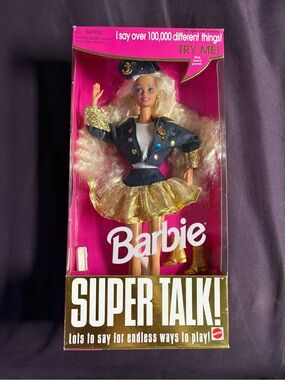 Super Talk Barbie NIB